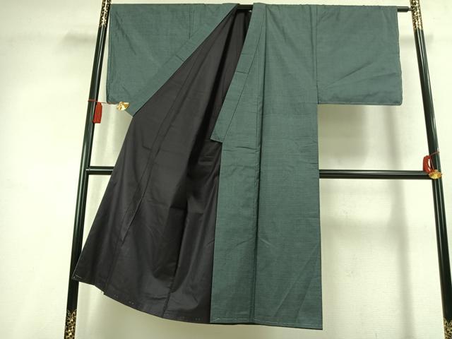 平和屋着物●男性 本場大島紬 アンサンブル 手織 100亀甲 総詰め 山田実作 証紙付き 正絹 逸品 未使用 AABL2894fy