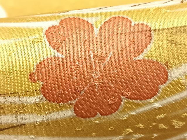 平和屋着物●訪問着 松 立波花文 暈し染め 金彩 正絹 逸品 AABL2915fy