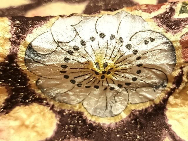 平和屋着物●豪華振袖 作家物 絞り 辻が花 暈し染め 金通し地 正絹 逸品 AABL2925fy