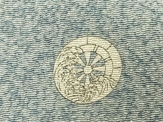 平和屋着物●東京友禅 熊谷温 訪問着 霞文 暈し染め 鬼しぼ縮緬 正絹 逸品 AABL2966fy