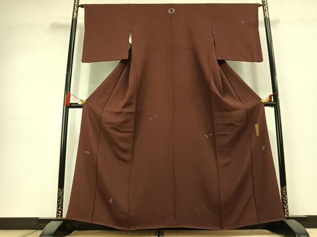 平和屋着物●世界的人形師 辻村寿三郎 ジュサブロー 訪問着 舞桜文 正絹 逸品 AABL3031fy