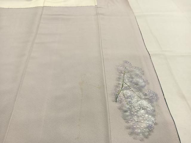 平和屋着物●鳥居賢太郎 訪問着 手描き 風景文 暈し染め 正絹 逸品 AABL3036fy