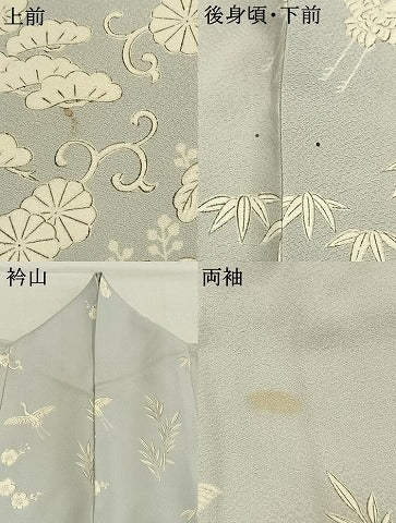 平和屋着物●訪問着 松竹梅 飛鳥文 正絹 逸品 AABL3051fy