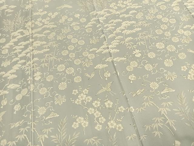 平和屋着物●訪問着 松竹梅 飛鳥文 正絹 逸品 AABL3051fy