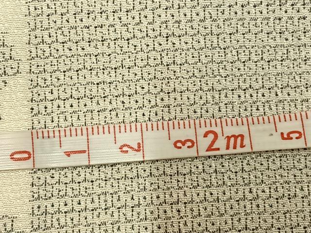 平和屋着物●本塩沢 150亀甲 花間道 正絹 逸品 AABL3059fy