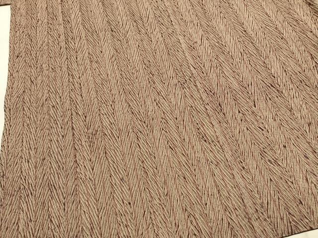 平和屋着物●上質な紬 杢目絞り 正絹 逸品 未使用 AABL3061fy