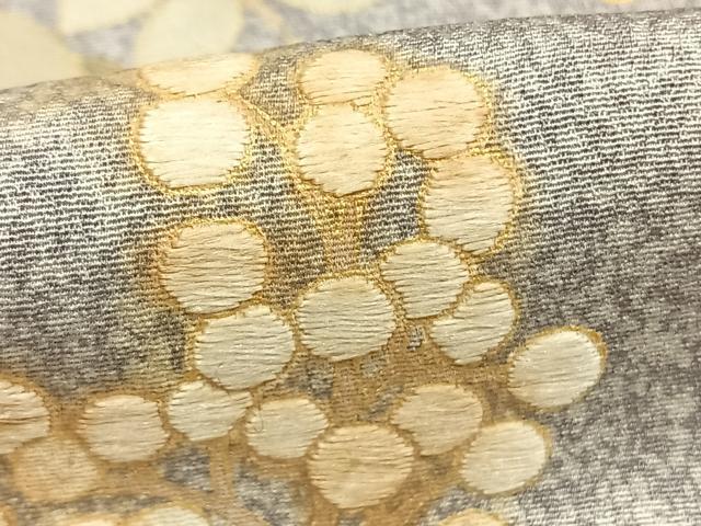 平和屋着物●訪問着 刺繍 枝花文 たたき染め 金彩 正絹 逸品 AABL3070fy