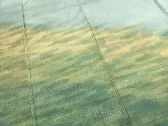 平和屋着物●本場染大島紬 訪問着 霞文 正絹 逸品 AABL3076fy