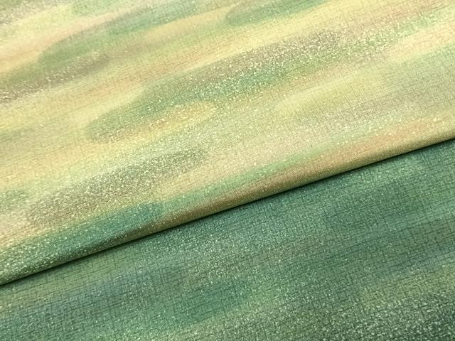 平和屋着物●本場染大島紬 訪問着 霞文 正絹 逸品 AABL3076fy