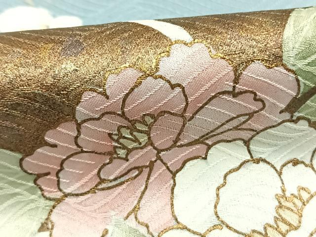 平和屋着物●洗える最高級着物 <英>はなぶさ謹製 訪問着 色紙重ね花文 金彩 洗える着物 AABL3092fy