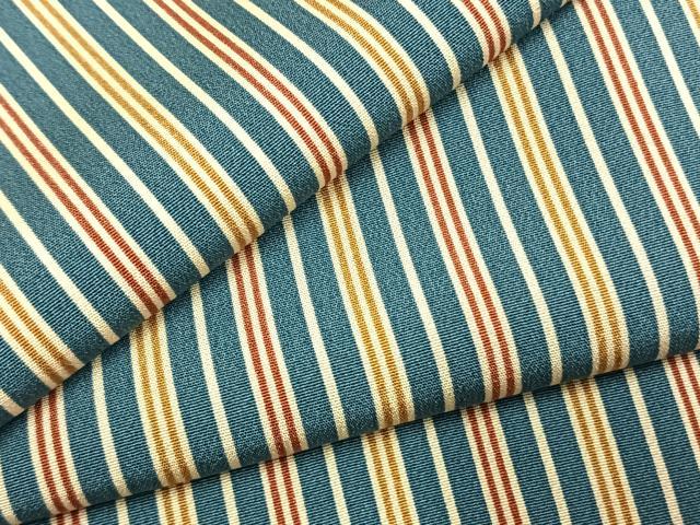 平和屋着物●上質な小紋 縞 正絹 逸品 AABL3093fy