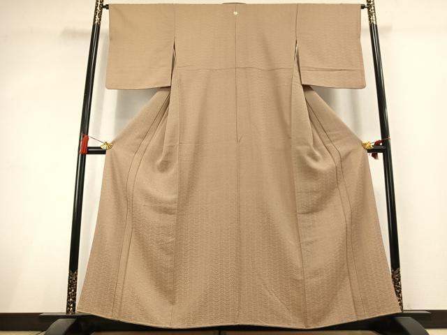 平和屋着物●江戸小紋 花菱文 正絹 逸品 AABL3094fy