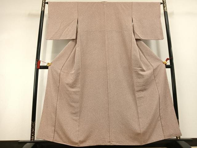 平和屋着物●上質な小紋 霞文 正絹 逸品 AABL3102fy