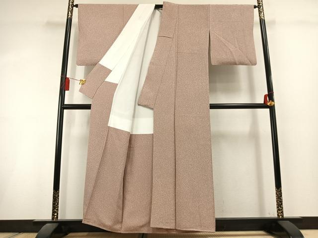 平和屋着物●上質な小紋 霞文 正絹 逸品 AABL3102fy