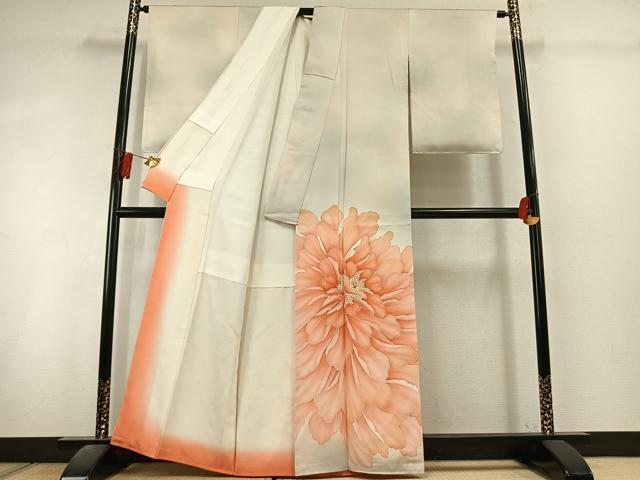 平和屋着物●豪華色留袖 舞花文 暈し染め 金彩 正絹 逸品 AABL3110fy