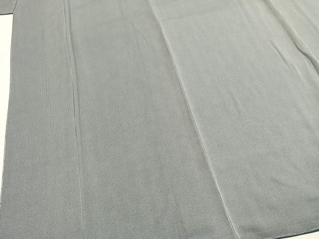 平和屋着物●江戸小紋 万筋 青色×灰色 正絹 逸品 未使用 AABL3118fy