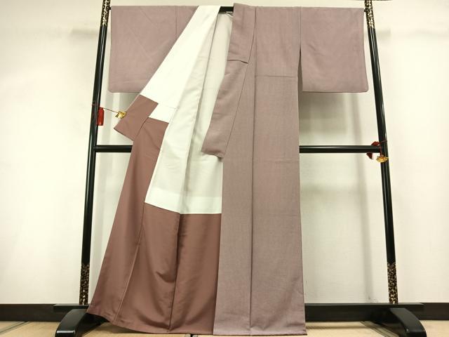 平和屋着物●江戸小紋 角通し 正絹 逸品 AABL3132fy