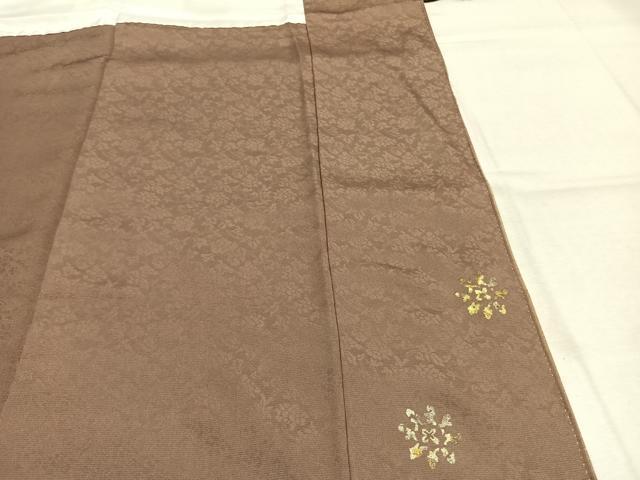 平和屋着物●訪問着 更紗花文 暈し染め 金彩 正絹 逸品 AABL3149fy