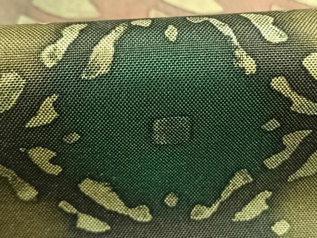 平和屋着物●本場染大島紬 訪問着 ろうけつ染め 横段幾何学文 正絹 逸品 AABL3155fy