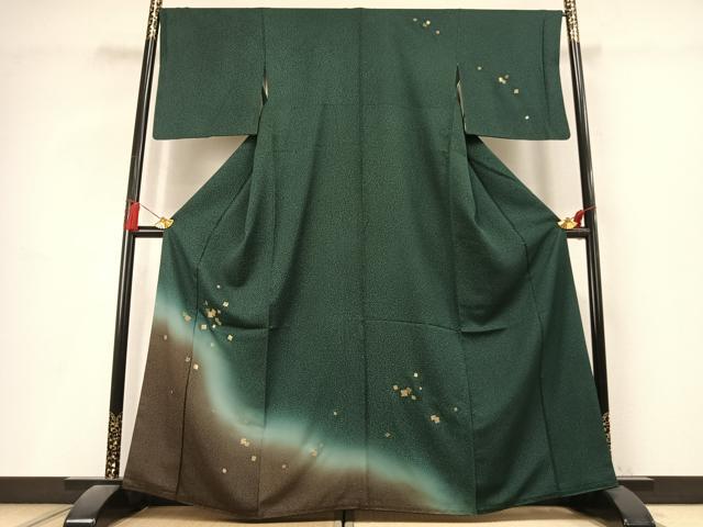 平和屋着物●訪問着 竹屋町刺繍 色紙文 暈し染め ますいわ屋扱い 正絹 逸品 AABL3163fy
