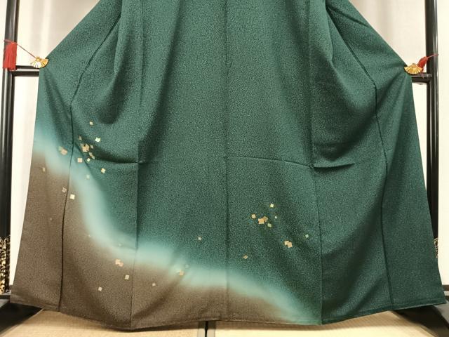 平和屋着物●訪問着 竹屋町刺繍 色紙文 暈し染め ますいわ屋扱い 正絹 逸品 AABL3163fy
