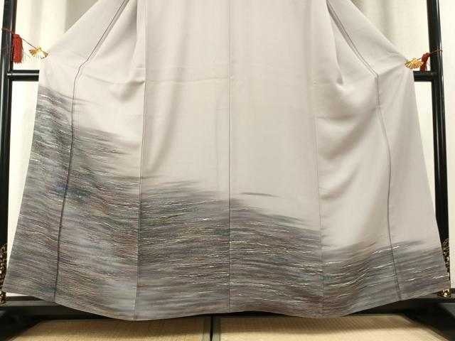 平和屋着物●豪華色留袖 霞文 暈し染め 正絹 逸品 AABL3192fy
