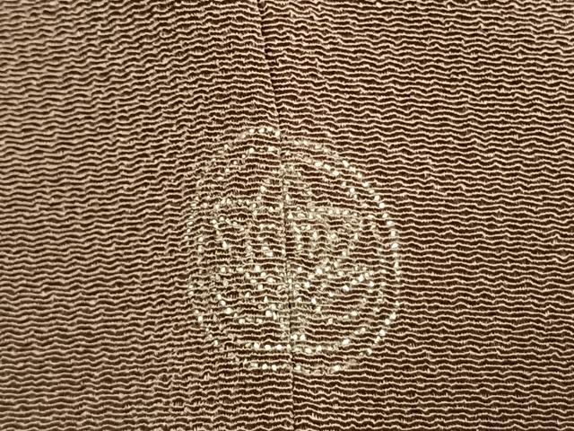 平和屋着物●訪問着 総刺繍 駒刺繍 竹 梅 暈し染め 鬼しぼ縮緬 正絹 逸品 AABL3205fy