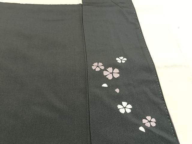 平和屋着物●訪問着 枝花文 暈し染め 金彩 正絹 逸品 AABL3208fy
