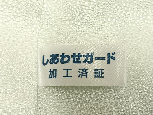 平和屋着物●長襦袢 単衣 七宝地紋 正絹 逸品 AABL3224fy