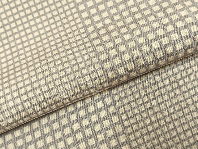 平和屋着物●江戸小紋 市松文様 正絹 逸品 AABL3226fy