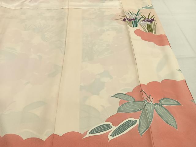 平和屋着物●豪華振袖 刺繍 花鳥文 金彩 正絹 逸品 AABL3244fy