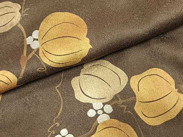 平和屋着物●訪問着 成り物 金銀彩 正絹 逸品 AABL3256fy