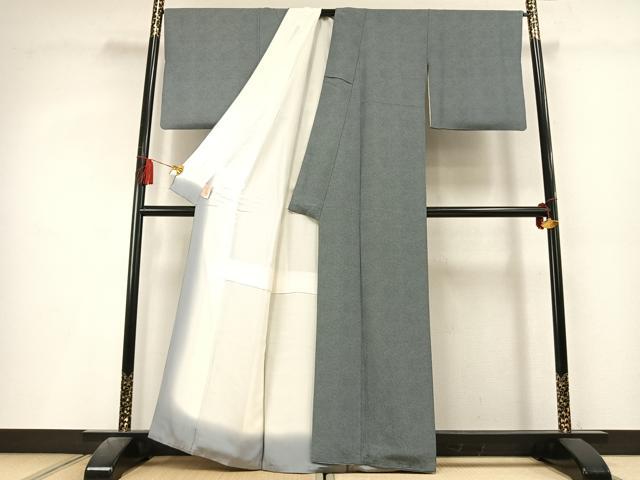 平和屋着物●江戸小紋 鮫小紋柄 正絹 逸品 AABL3267fy