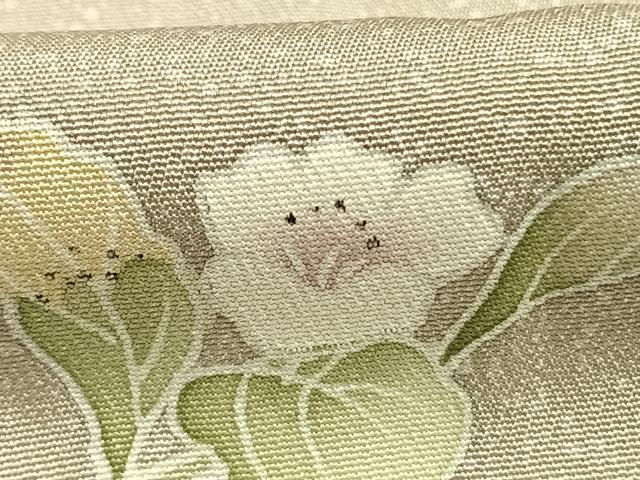 平和屋着物●訪問着 友禅 枝花文 暈し染め 正絹 逸品 AABL3269fy