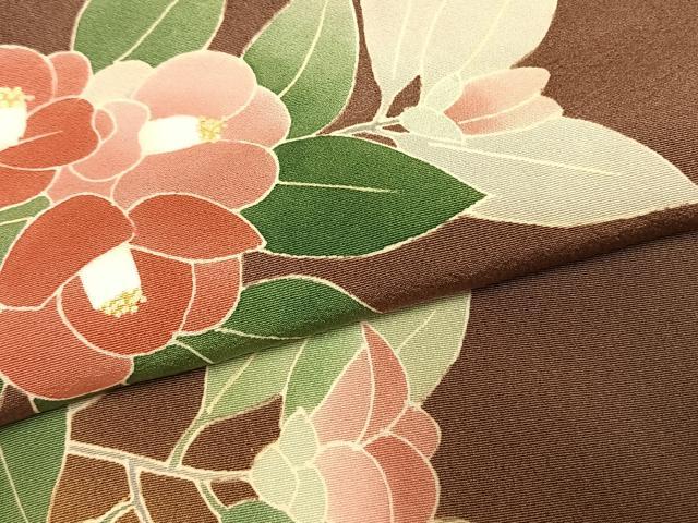 平和屋着物●訪問着 枝花文 暈し染め 正絹 逸品 AABL3270fy