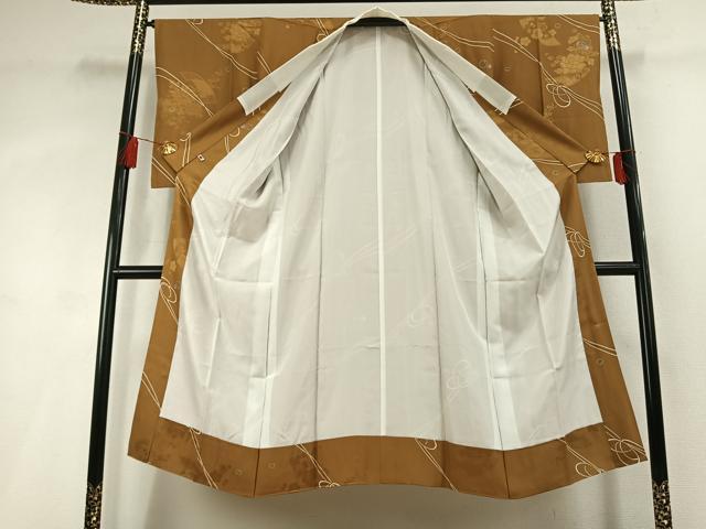 平和屋着物●長襦袢 袷 抽象文 さが美扱い 正絹 逸品 AABL3279fy