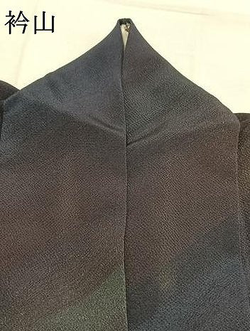 平和屋着物●上質な小紋 斜縞 鬼しぼ縮緬 正絹 逸品 AABL3286fy