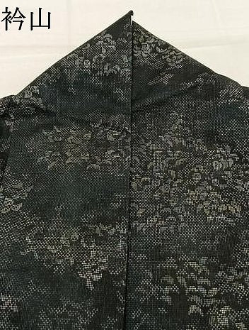 平和屋着物●本場大島紬 9マルキ 草葉文 正絹 逸品 AABL3346fy