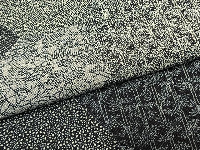 平和屋着物●上質な小紋 切嵌文 正絹 逸品 AABL3348fy
