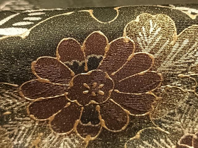 平和屋着物●訪問着 作家物 刺繍 雪輪花文 金銀彩 正絹 逸品 AABL3353fy
