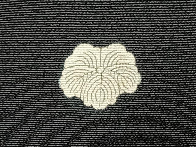 平和屋着物●本加賀友禅作家 直江良三 黒留袖 花鳥文 正絹 逸品 AABL3365fy