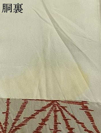 平和屋着物●上質な紬 立涌間道 正絹 逸品 AABL3371fy