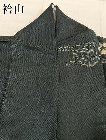 平和屋着物●訪問着 総絞り 舞花文 正絹 逸品 AABL3407fy