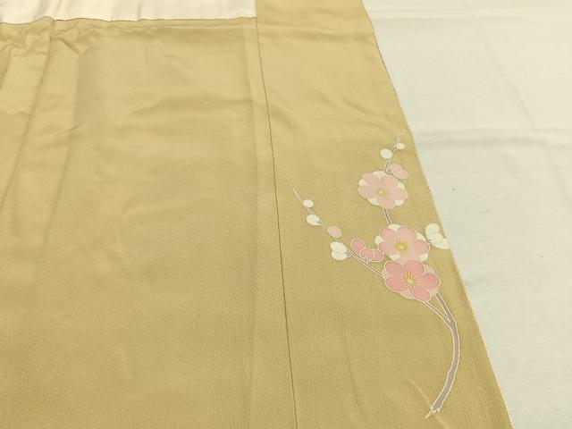 平和屋着物●訪問着 刺繍 鴛鴦花文 暈し染め 金銀彩 正絹 逸品 AABL3430fy