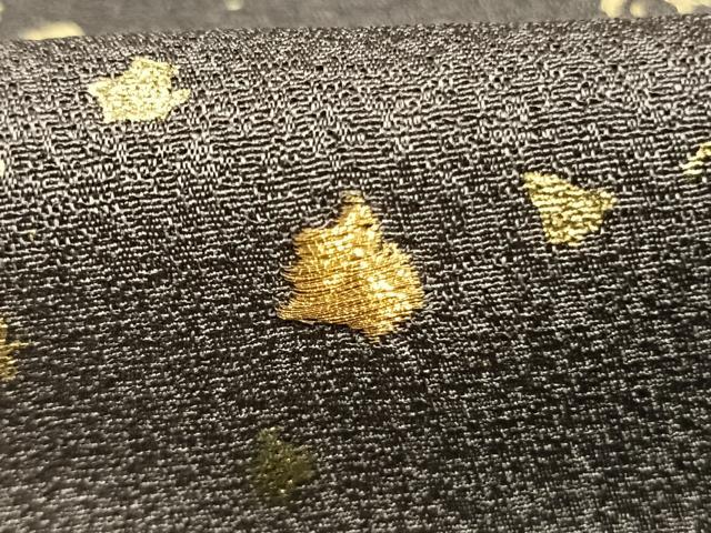 平和屋着物●訪問着 刺繍 散らし文様 暈し染め 金糸 金銀彩 正絹 逸品 AABL3444fy