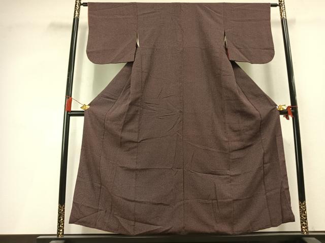 平和屋着物●本塩沢 十字絣 正絹 逸品 AABL3479fy