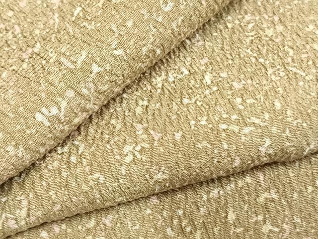 平和屋着物●上質な小紋 作家物 散らし文様 正絹 逸品 AABL3480fy