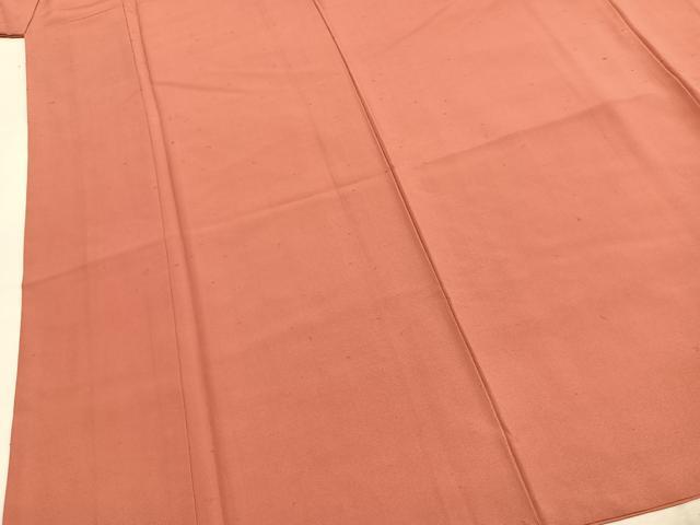 平和屋着物●上質な色無地 薄紅色 正絹 逸品 AABL3497fy
