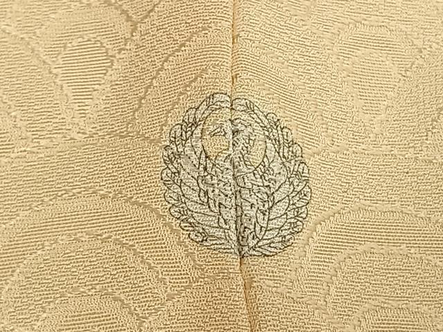 平和屋着物●豪華色留袖 総刺繍 雲取り花文 金糸 正絹 逸品 未使用 AABL3533fy