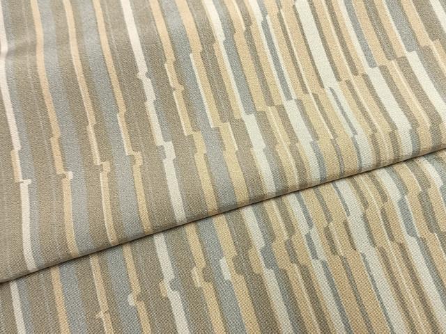 平和屋着物●上質な小紋 変わり縞 正絹 逸品 未使用 AABL3583fy